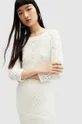Φόρεμα AllSaints BRIAR DRESS λευκό
