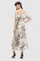 Платье AllSaints ORION SANIBEL DRESS Основной материал: 100% Переработанный полиэстер Подкладка: 100% Переработанный полиэстер