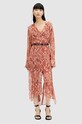 AllSaints rochie LIANA WAIMEA DRESS multicolor WD559Z