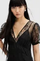 AllSaints sukienka RAYNA LACE DRESS czarny