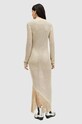 Φόρεμα AllSaints JESSE DRESS καφέ WD596Z
