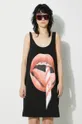 Памучна рокля Fiorucci Mouth Print Tank Dress 100% памук