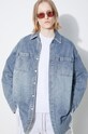 KSUBI denim shirt blue WSP24SH003
