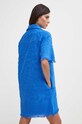 OAS sukienka bawełniana 4515.dress niebieski SS24