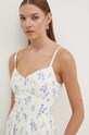 Λινό φόρεμα Hollister Co. μπεζ KI359.4165.108