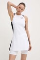 Sportovní šaty EA7 Emporio Armani mini bílá 3DTA58.TJTCZ.1100