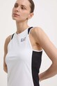 Sportovní šaty EA7 Emporio Armani bílá 3DTA58.TJTCZ.1100