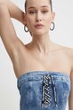 Karl Lagerfeld Jeans rochie din denim albastru 241J1307