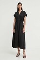 Bruuns Bazaar vestito AcaciaBBGalina dress BBW3908 nero SS24