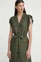 Bruuns Bazaar rochie din amestec de in OxalisBBGaia dress verde BBW3939