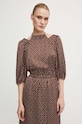 Φόρεμα Bruuns Bazaar AcaciaBBAdria dress καφέ BBW3942