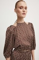 Φόρεμα Bruuns Bazaar AcaciaBBAdria dress BBW3942 καφέ