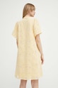 Îmbrăcăminte Bruuns Bazaar rochie din bumbac WoodbineBBJulia dress BBW3948 galben