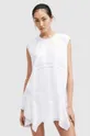 AllSaints ruha AUDRINA EMB DRESS fehér