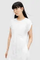 Pamučna haljina AllSaints GIANNA EMB DRESS bijela