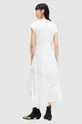 biały AllSaints sukienka bawełniana GIANNA EMB DRESS