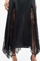 AllSaints rochie din matase JASMINE DRESS negru W063DA