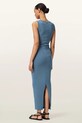 AllSaints καλοκαιρινό με βαμβάκι KATARINA DRESS W009DA μπλε AW24