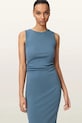 Ρούχα AllSaints καλοκαιρινό με βαμβάκι KATARINA DRESS W009DA μπλε