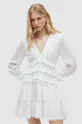 білий Сукня AllSaints ZORA DRESS Жіночий