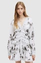 AllSaints rochie ZORA IONA DRESS mini alb W167DA