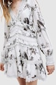 AllSaints rochie ZORA IONA DRESS W167DA alb SS24