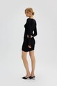 Одяг Сукня Saint Body MINI DRESS WITH CRINCLES SB.534 чорний