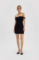 Šaty Saint Body OFF SHOULDER MINI DRESS BLACK SB.528 čierna SS24