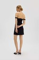 Saint Body rochie OFF SHOULDER MINI DRESS BLACK negru SB.528