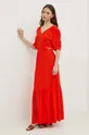 czerwony La Petite Française sukienka RETARD