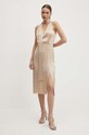 Платье Sisley 4S7BLV06I бежевый SS24