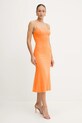 Îmbrăcăminte Bardot rochie ADONI 57998DB1 portocaliu