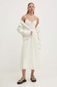 Billabong sukienka bawełniana PRETTY PERFECT ABJWD00697 beżowy SS24