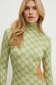 Φόρεμα Elisabetta Franchi πράσινο AB56041E2.NORBLIN