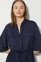 Maison Kitsuné vestito Double Pocket MW01607WF0022 blu navy