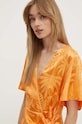 Never Fully Dressed rochie Vienna NFDDR1533 portocaliu SS24