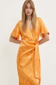 Never Fully Dressed rochie Vienna portocaliu NFDDR1533