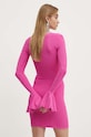 Одяг Сукня Rotate CRINKLE MINI DRESS 113162504 рожевий