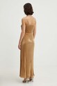 Never Fully Dressed sukienka NFDDR1401 złoty SS24