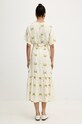 Never Fully Dressed sukienka Wrap Dress NFDDR1383 beżowy SS24