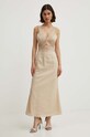 Šaty Never Fully Dressed Mimi Dress béžová NFDDR1321
