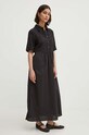 Never Fully Dressed sukienka bawełniana Hayley Dress czarny NFDDR1296