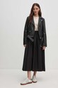 Sandro Ferrone rochie din bumbac SFS7XBDMARGOT bej SS24