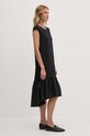 Îmbrăcăminte Sandro Ferrone rochie din bumbac SFS7XBDMIRANY negru