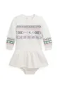 beżowy Polo Ralph Lauren sukienka niemowlęca Dziewczęcy