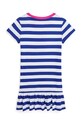 Παιδικό βαμβακερό φόρεμα Polo Ralph Lauren 312926019001 μπλε SS24