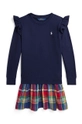 blu navy Polo Ralph Lauren vestito bambina Ragazze