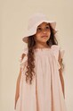 Konges Sløjd sukienka bawełniana dziecięca KS100447 różowy