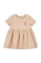 Detské bavlnené šaty Liewood Livia Baby Dress bavlna červená LW18855