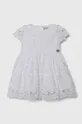 Φόρεμα μωρού Guess λευκό